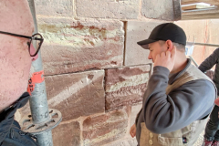 Info zur Sanierung der Sandsteinfassade 2025